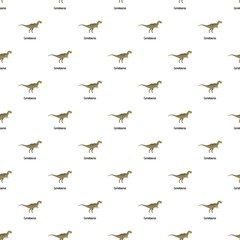 Carnotaurus pattern seamless vector repeat for any web design