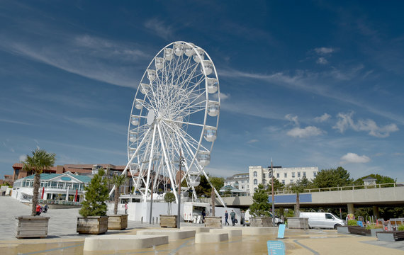 Ferris wheel on Bournemouth promenade, Dorset