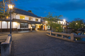 夜の倉敷美観地区