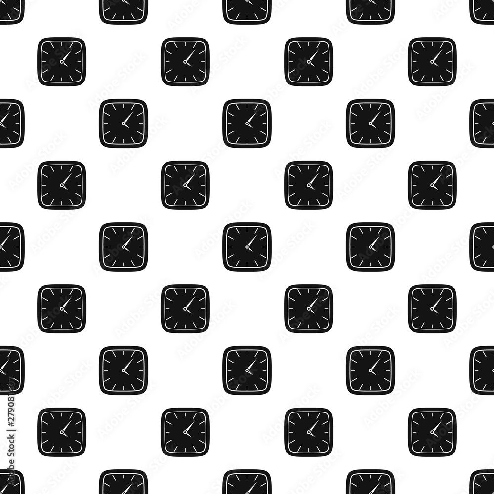Poster clock wall pattern seamless vector repeat geometric for any web design