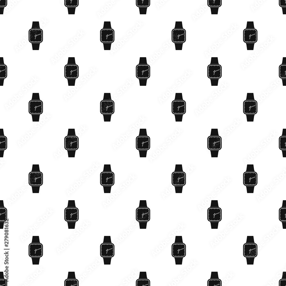 Poster wristwatch retro pattern seamless vector repeat geometric for any web design