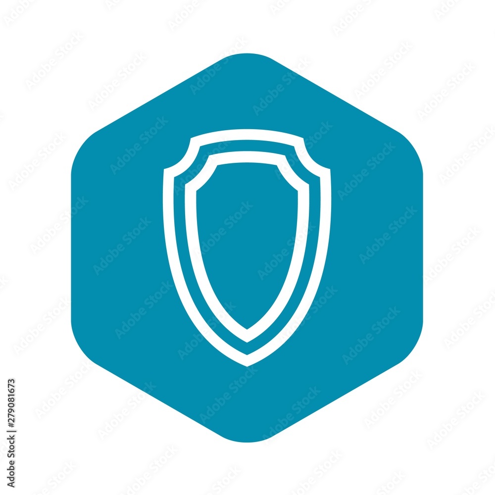 Poster army shield icon. simple illustration of army shield vector icon for web