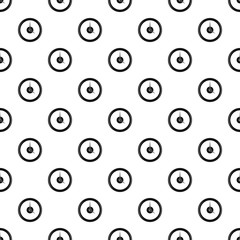 Clock deadline pattern seamless vector repeat geometric for any web design