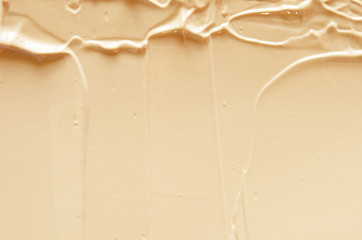 Texture of liquid foundation. The concept of fashion and beauty industry. - Image
