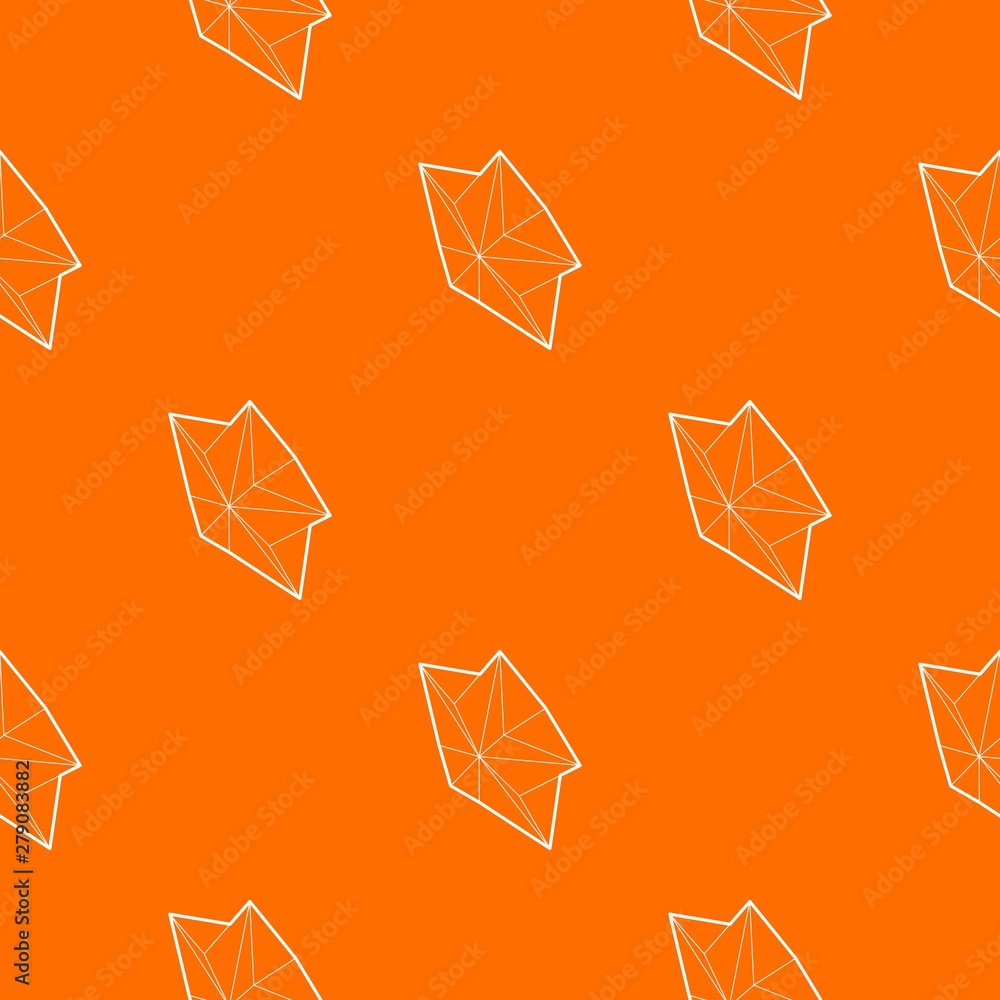 Poster star pattern vector orange for any web design best