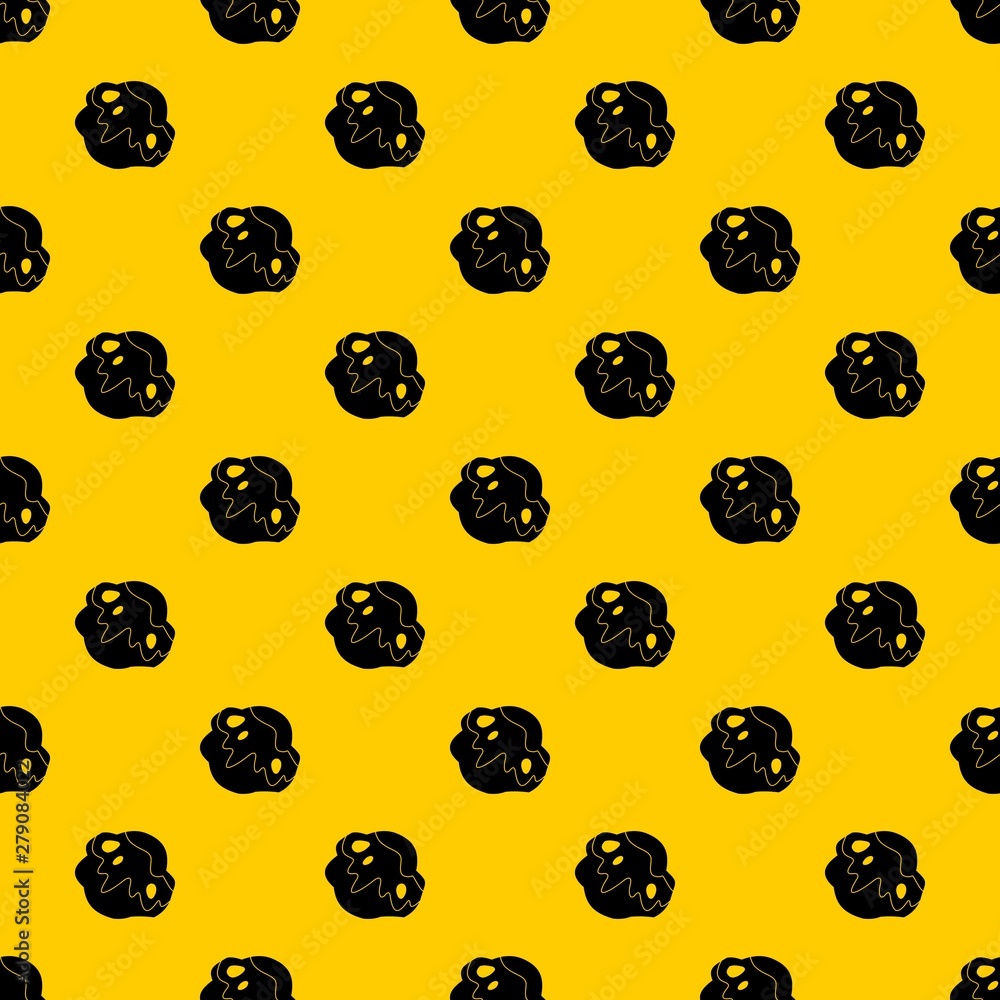 Poster moon stone pattern seamless vector repeat geometric yellow for any design