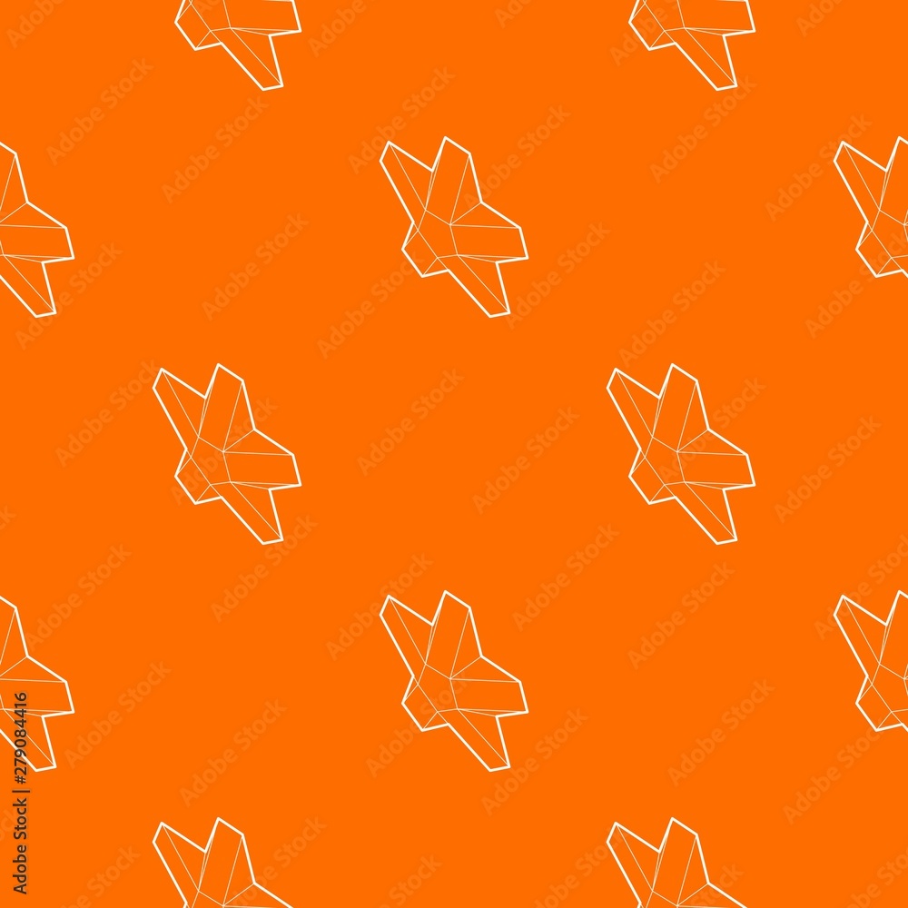Poster star pattern vector orange for any web design best
