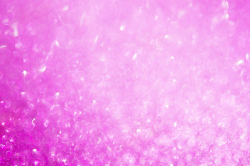 Pink glitter bokeh background. Festive concept. - Image