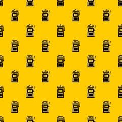 Gamble machine pattern seamless vector repeat geometric yellow for any design