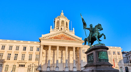 Place Royale with Godefroid de Bouillon Statue