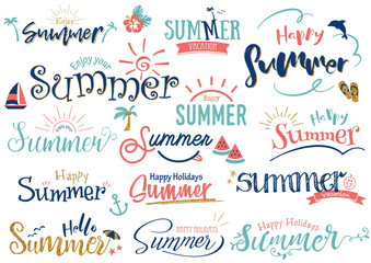 夏のタイトル文字2