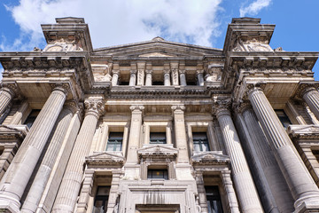 Exterior shot of Law Courts of Brussels