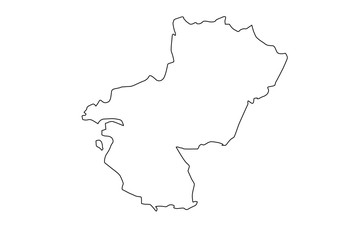 Region Pays de la Loire Map in france