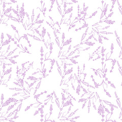 Fototapeta na wymiar Modern abstract design template with pink lavender violet pattern on purple background for textile design. Fabric texture.