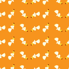Seamless pattern of light broken bulbs