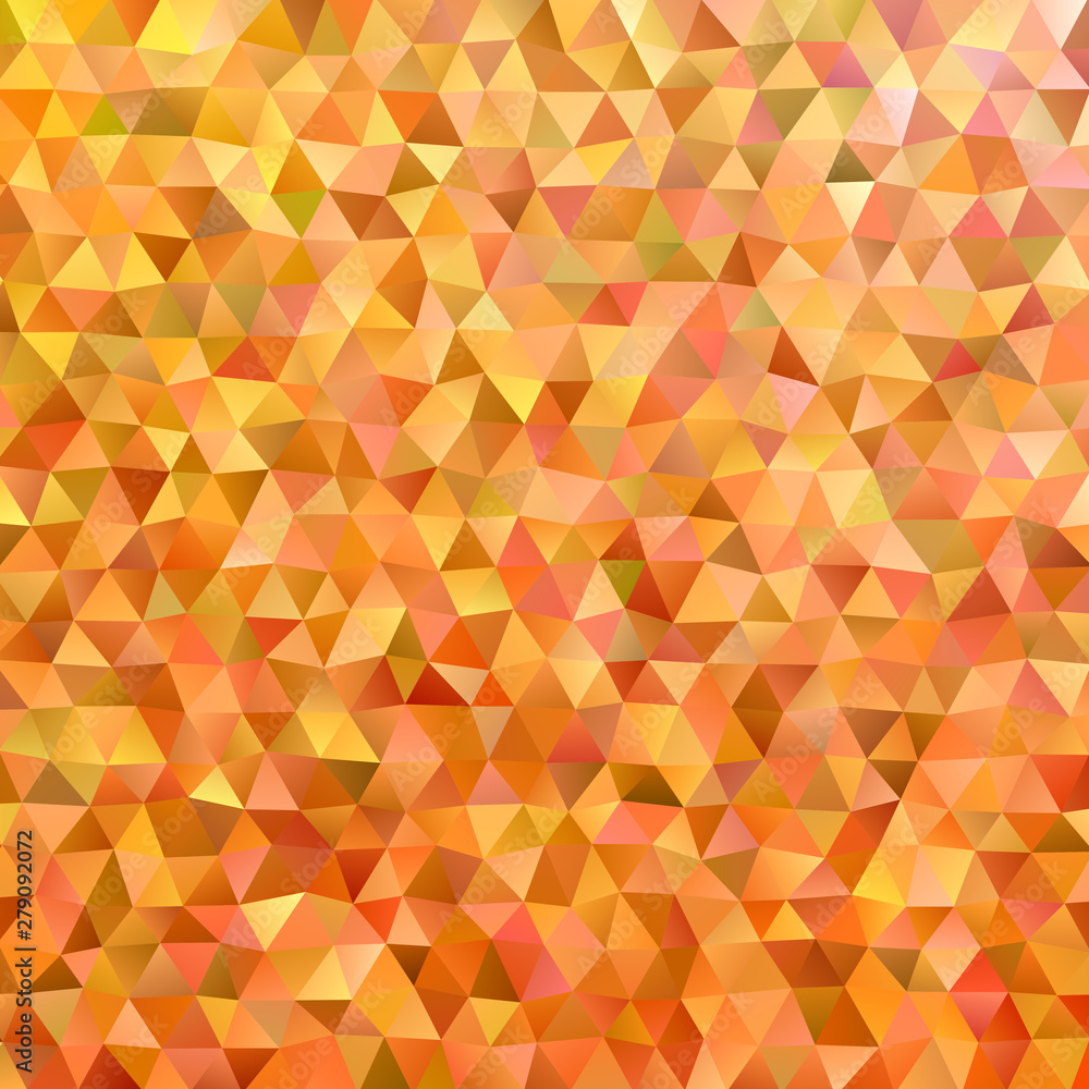 Poster Abstract geometrical gradient triangle pattern background - vector design
