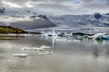 Fototapeta na wymiar Iceland Jökulsárlón Glacier Lagoon