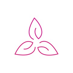 Green leaf logo ecology