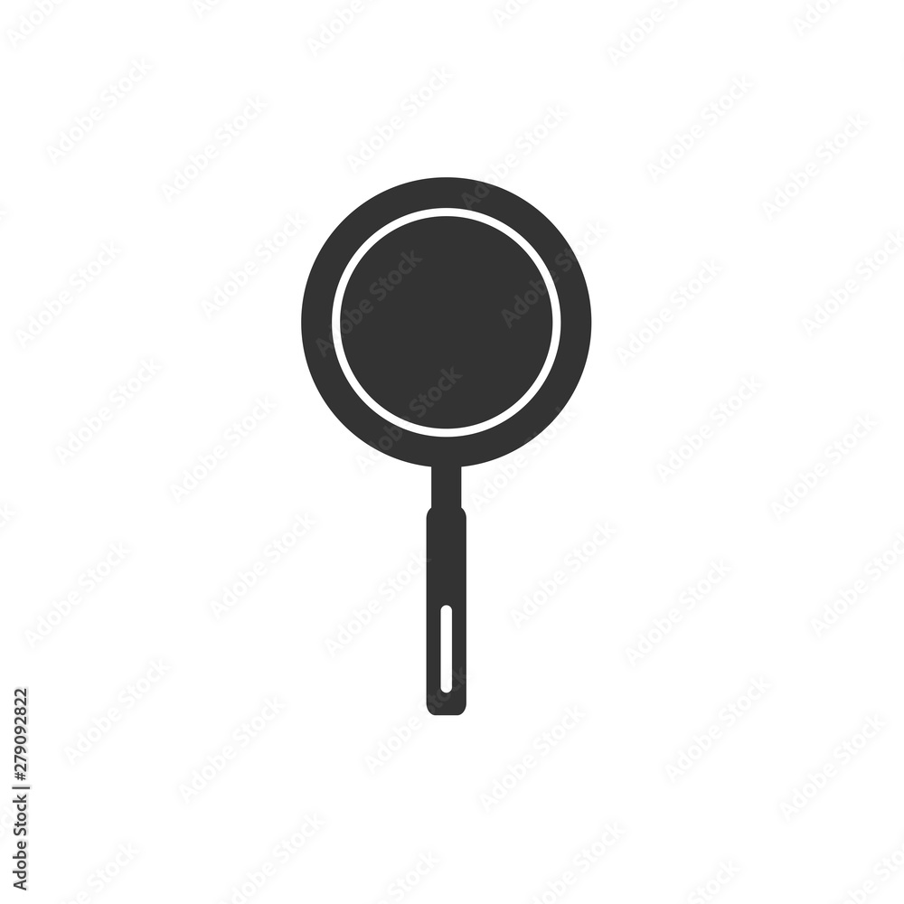 Aufkleber Cooking pan icon template color editable. Kitchen tools symbol vector sign isolated on white background. Simple logo vector illustration for graphic and web design.