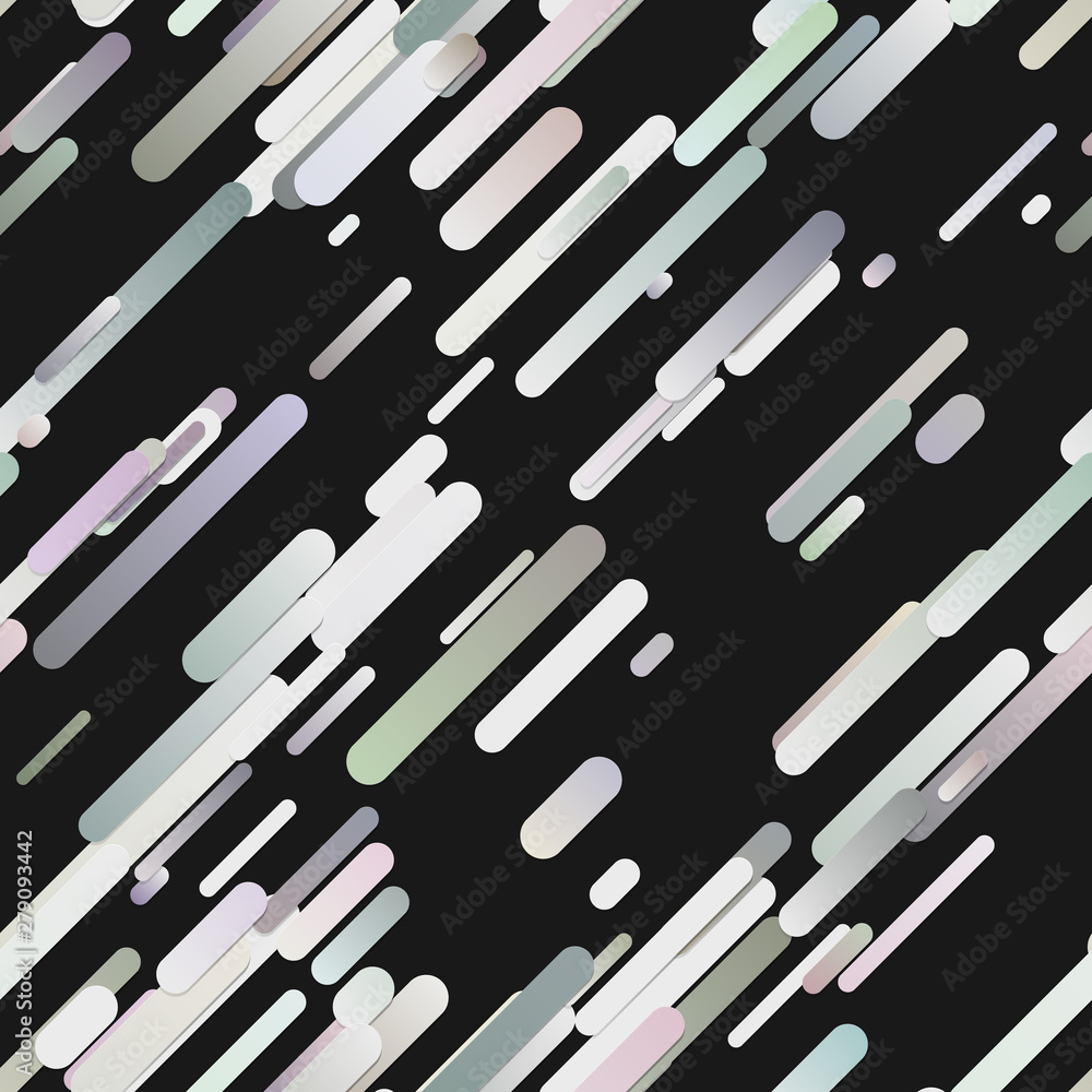 Poster colorful abstract repeating gradient diagonal rounded stripe background pattern - modern vector grap