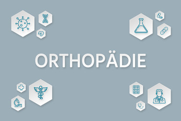 Naklejka premium Pharma Orthopädie