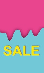  summer sale. Sale banner template design. Modern gradient background. Season sale