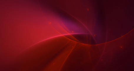 3D rendering abstract red fractal light background