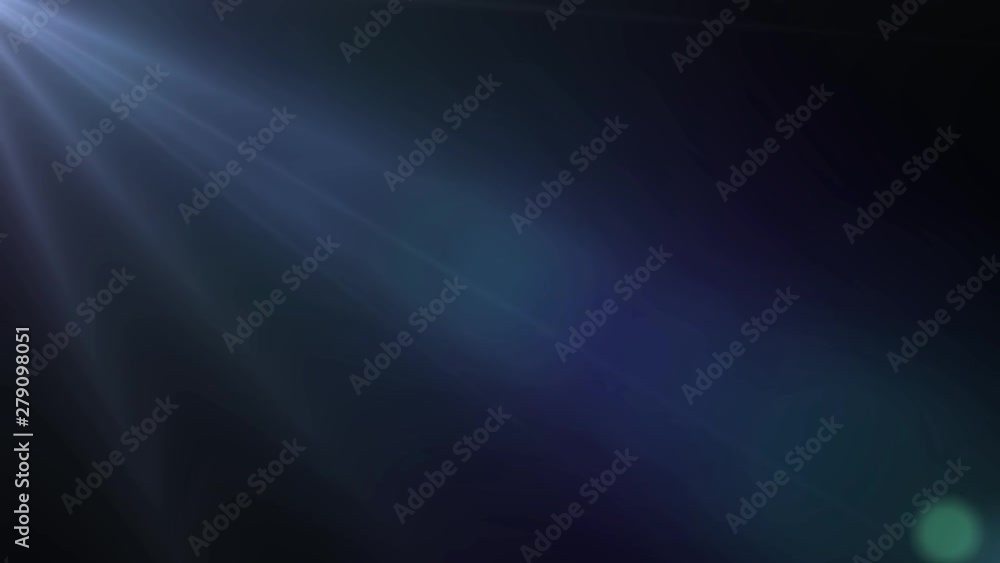 Poster abstract background with animated camera lens flare.