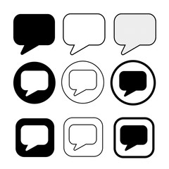 speech bubbles icon symbol sign