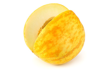 melon isolated on white background. fresh melon