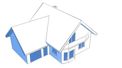 schematic drawing of the house