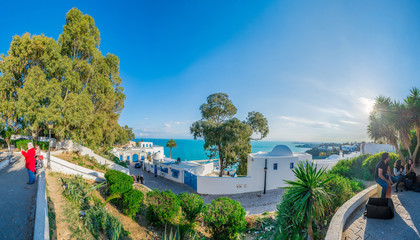 Sidi Bou Said near Tunis in Tunisia.