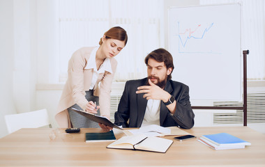 young businesswoman in the office