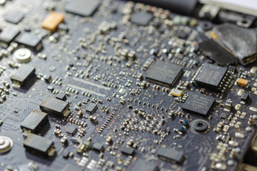 Notebook computer circuit board