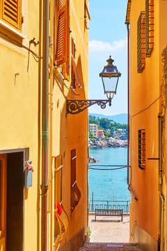Old street in Bogliasco