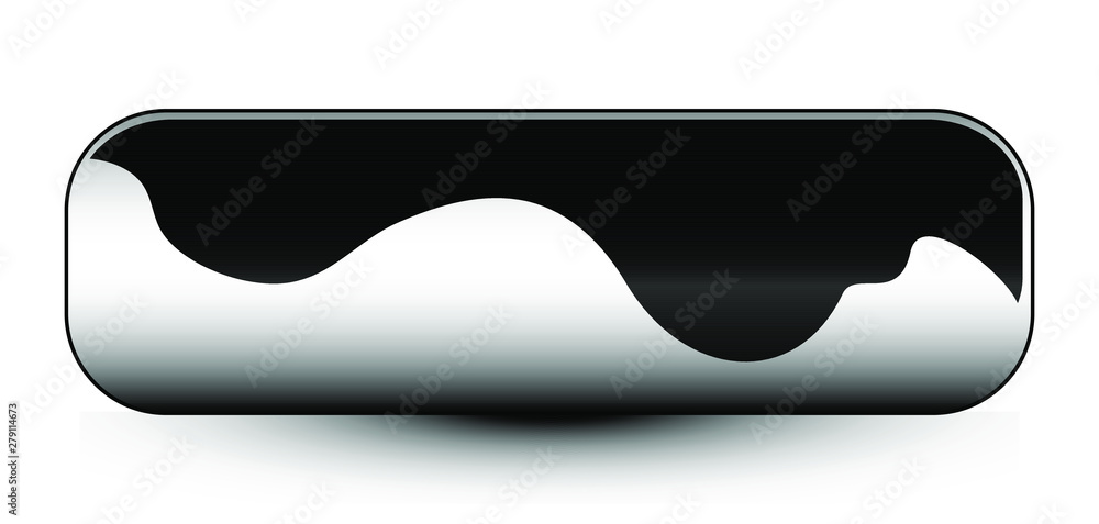 Poster 3d blank buttons with shadows for the site or application. vector illustration isolated on white bac