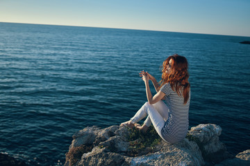 young woman on the beach