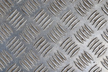 Detailed close up view on metal and steel surface textures in high resolution