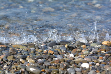 stones in water