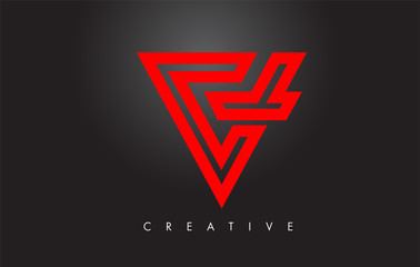 V Letter Monogram Design Logo. Letter V Icon Logo with Modern Monogram