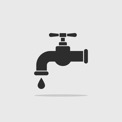 Water tap icon vector illustration