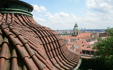 red roofs of prague