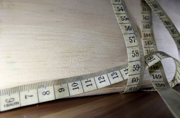 old tailor measuring tape