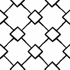 Modern stylish texture. Repeating geometric tiles with squares and rhombuses