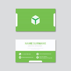 Modern creative business card template.