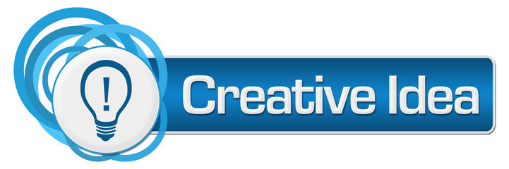 Creative Idea Blue Rings Horizontal 