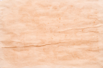 Beige wrinkled paper abstract art background. Textured watercolor painting. Copy space.