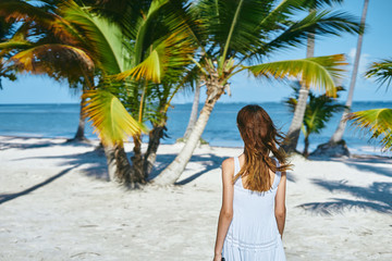 young woman on the beach