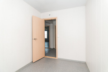 Light white empty office room with bright lighting