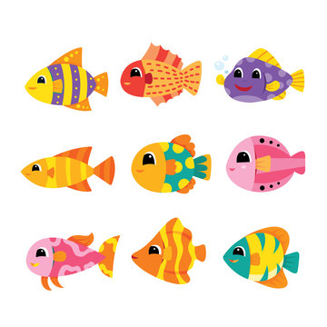 fish vector collection design